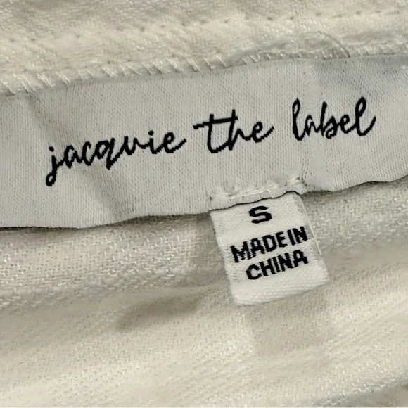 Jacquie The Label White Button-Front Mini Dress – 👗 Size Small, Boho Style - Picture 8 of 16